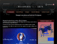 Tablet Screenshot of lesartsavignon.com